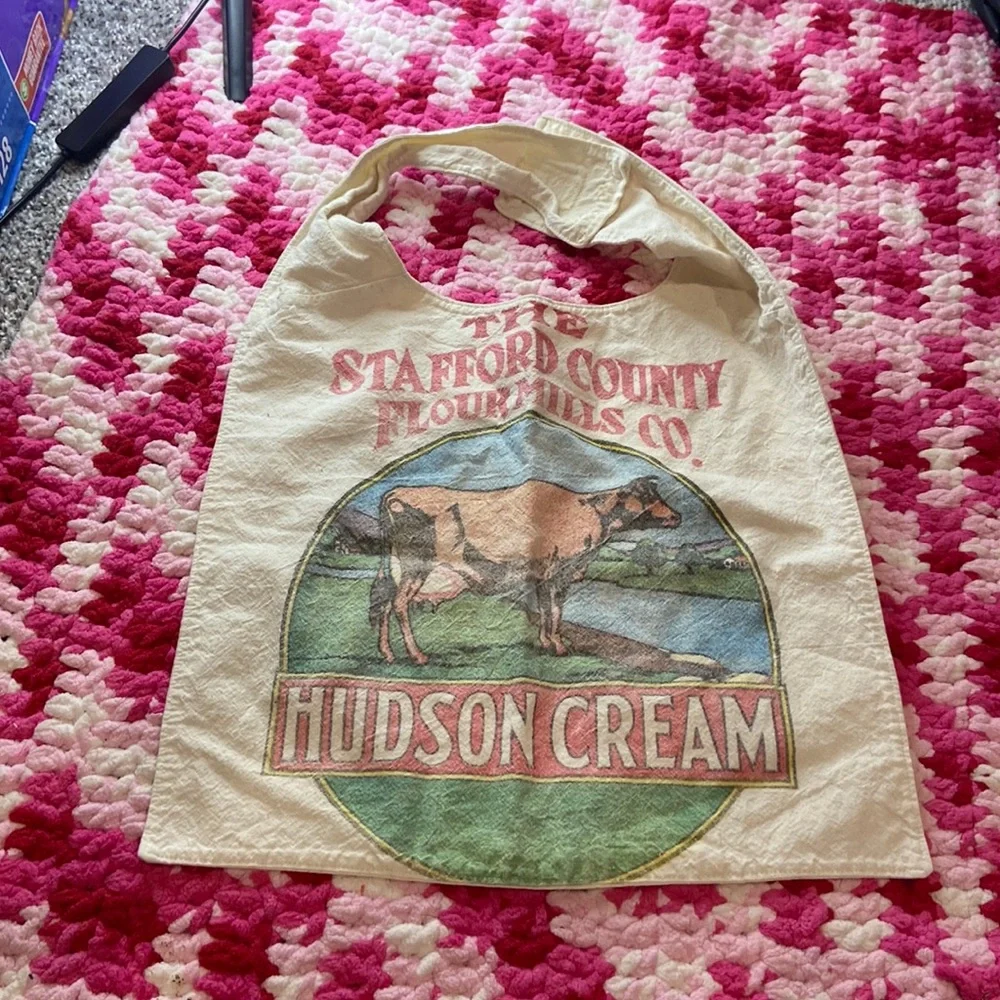 Vintage, homemade toddler's bib